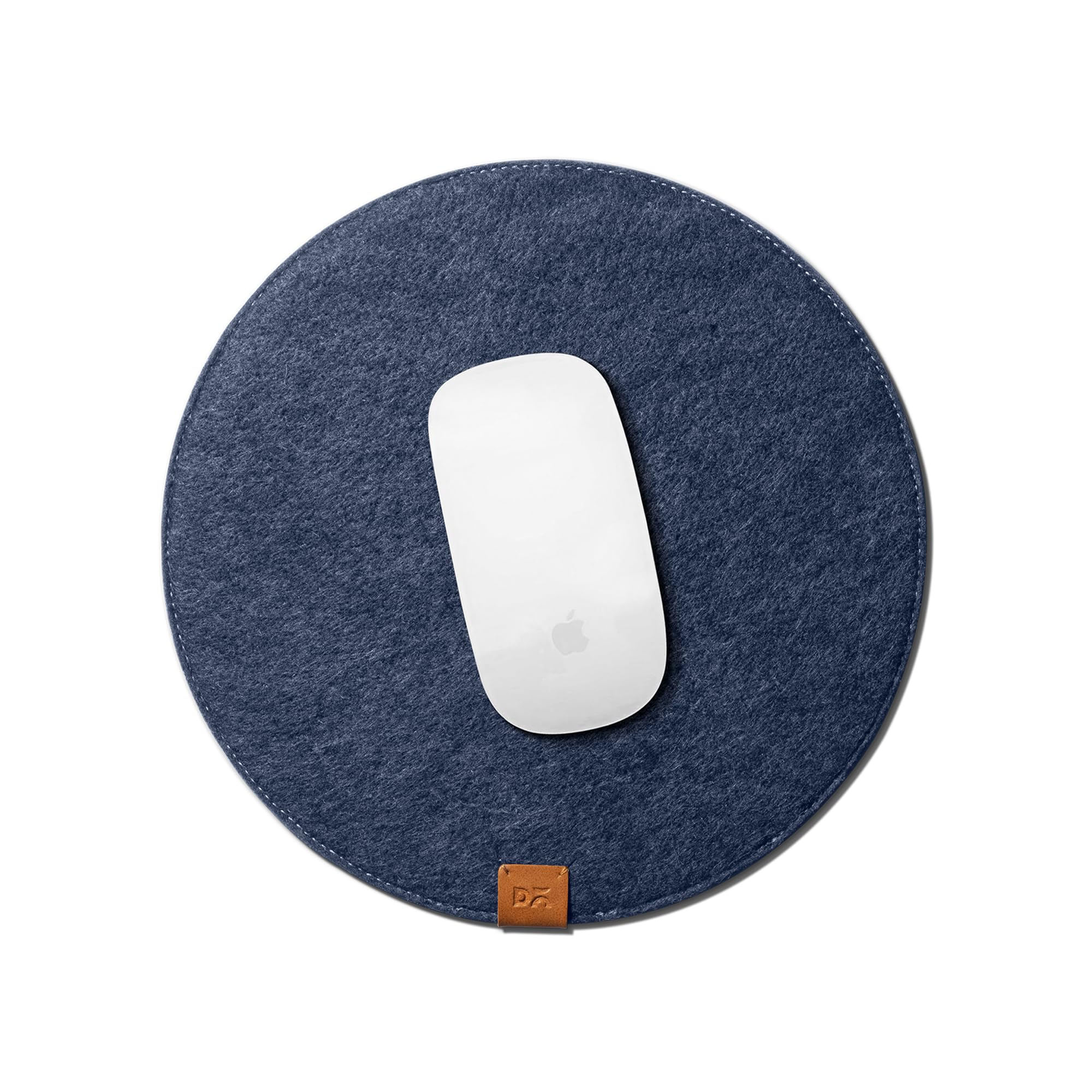Orb Mouse Pad | Extended for Laptop, for PC, and Wireless Mouse | Large Vegan Leather Finish for Home, Office, Gaming (Blue)