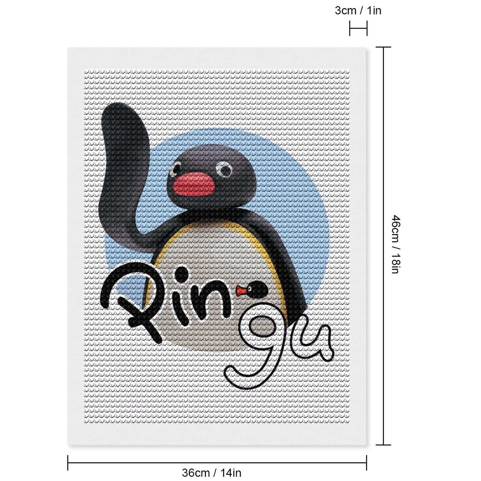 ダイヤモンドアート ペンギン 5D DIYダイヤモンド塗装 30×30cm Amazon