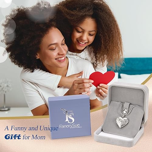 Miniatura 6 de Fanery sue Collar con medallón de corazón que sostiene imágenes, collares personalizados con fotos personalizadas, con imagen en el interior,