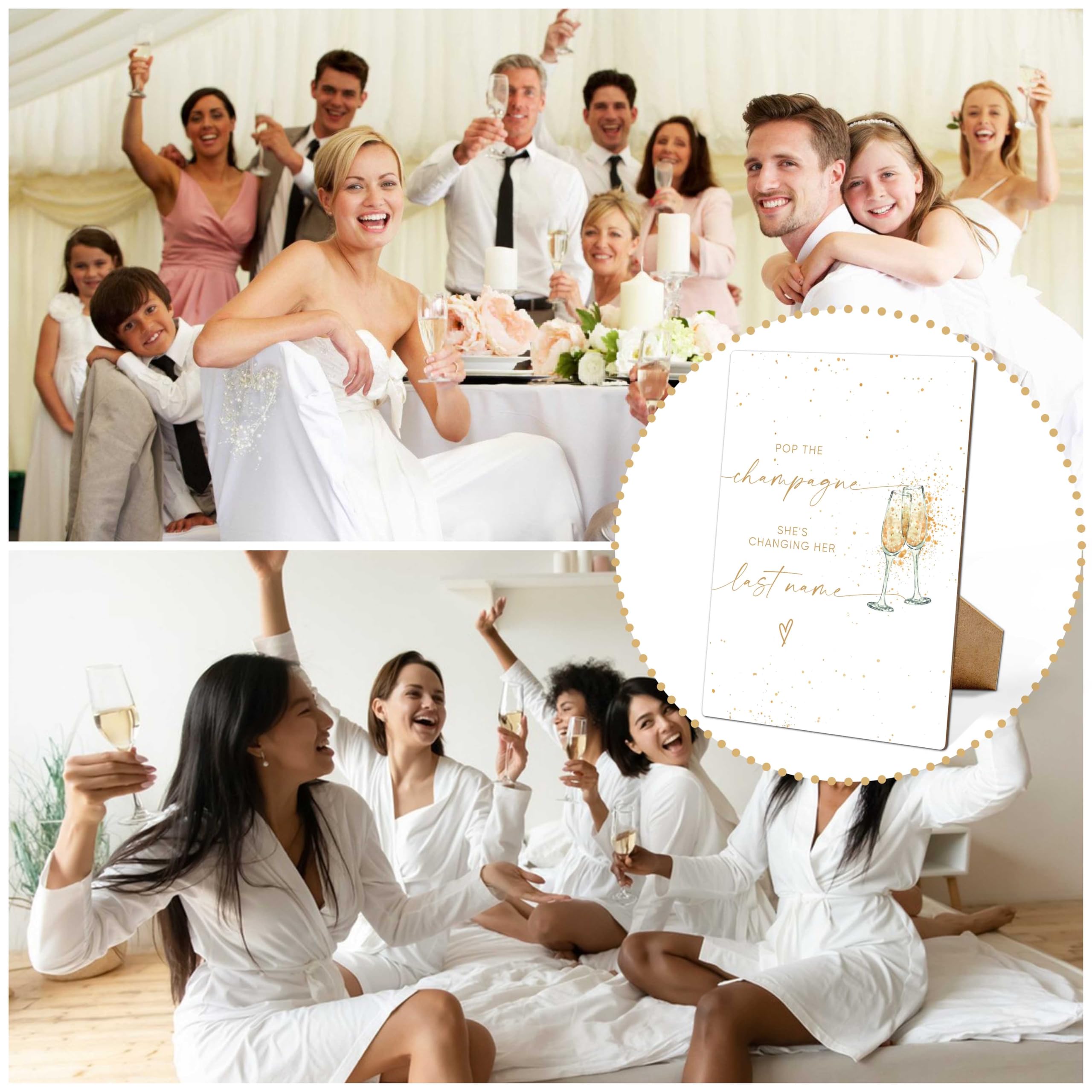 Wedding Bar Sign, Pop the Champagne, Bridal Shower Decorations, Bachelorette  Party Decorations8×11 Wooden Play Sign with Stand for Wedding Open Bar  Decor