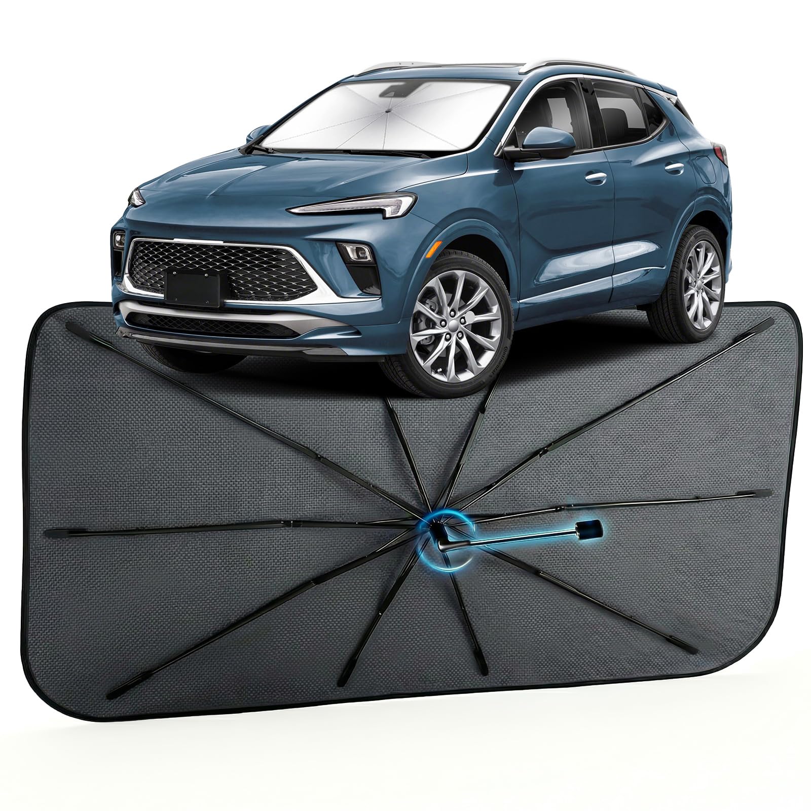 Car Windshield Sun Shade Umbrella for Buick Encore/Encore GX 2013-2026