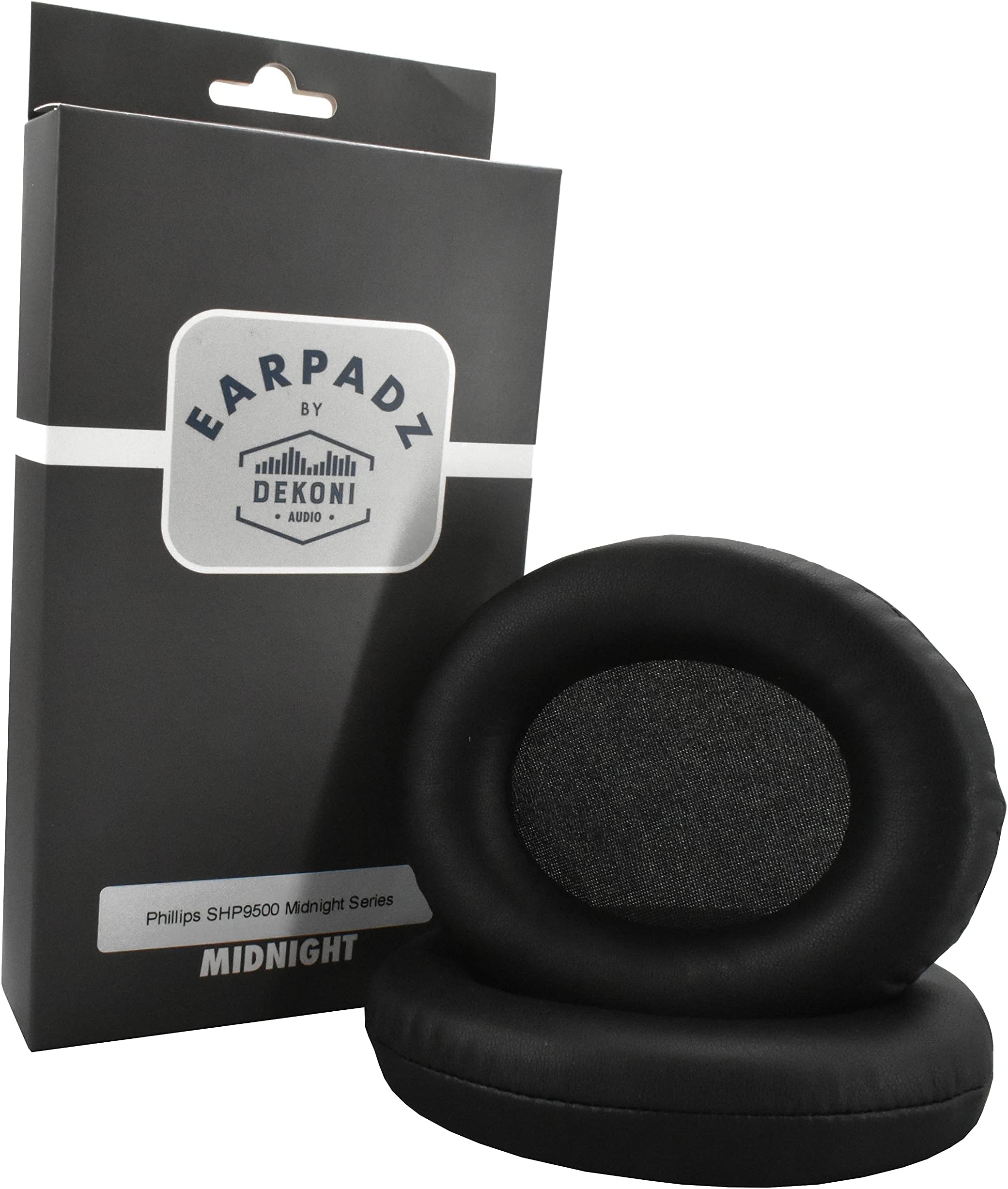 Earpadz Replacement for Philips SHP9500 HiFi Precision Stereo Over Ear Headhones (Midnight)