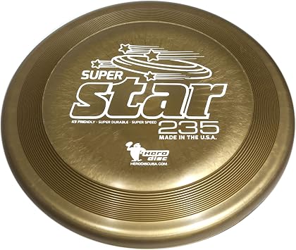 Hero Super Star Flying Dog Sport Disc - Gold
