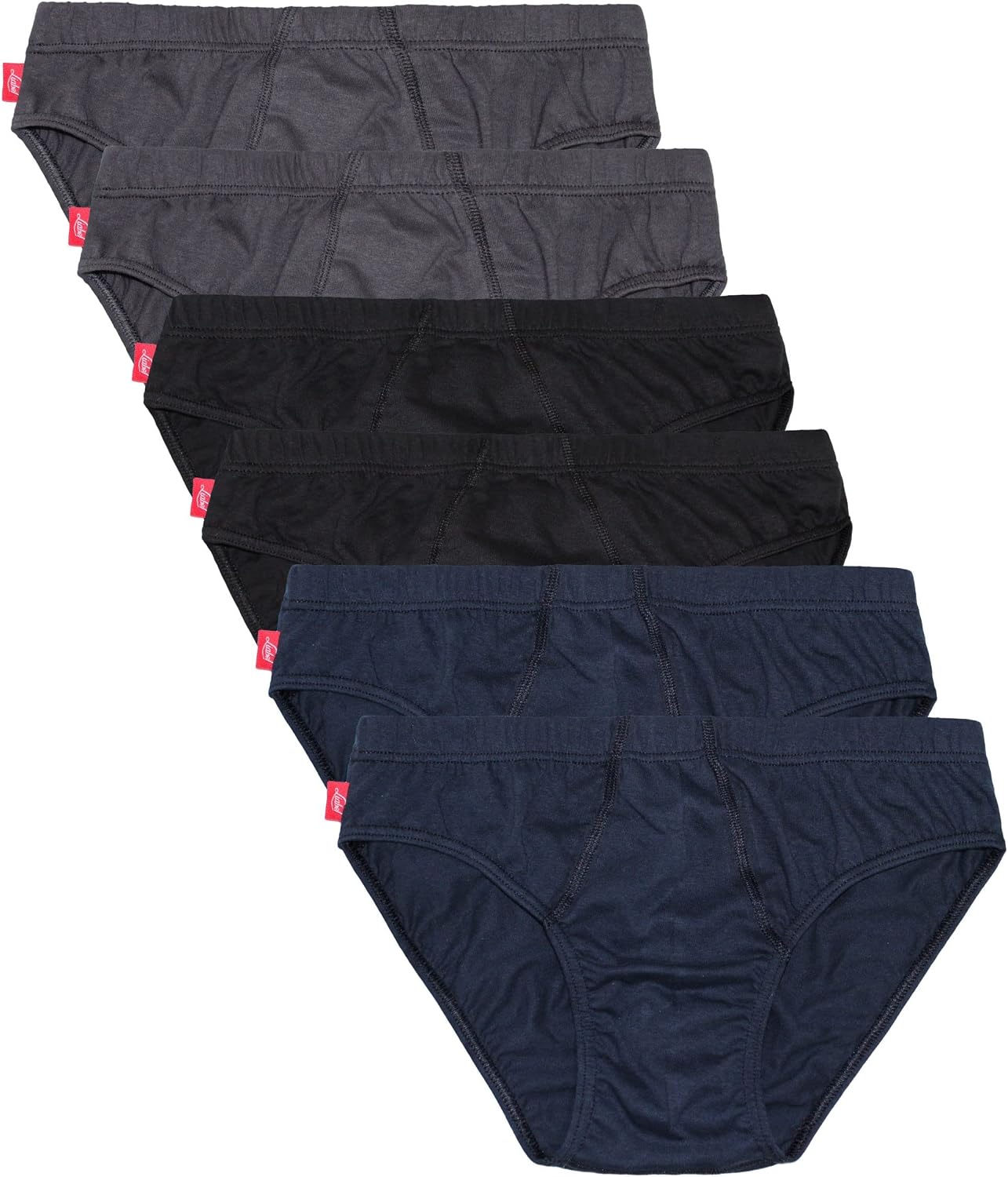 Slip da uomo Liabel in cotone mercerizzato/cotone, art. 940/959, Confezione da 6 e 12 Edizione Limitata