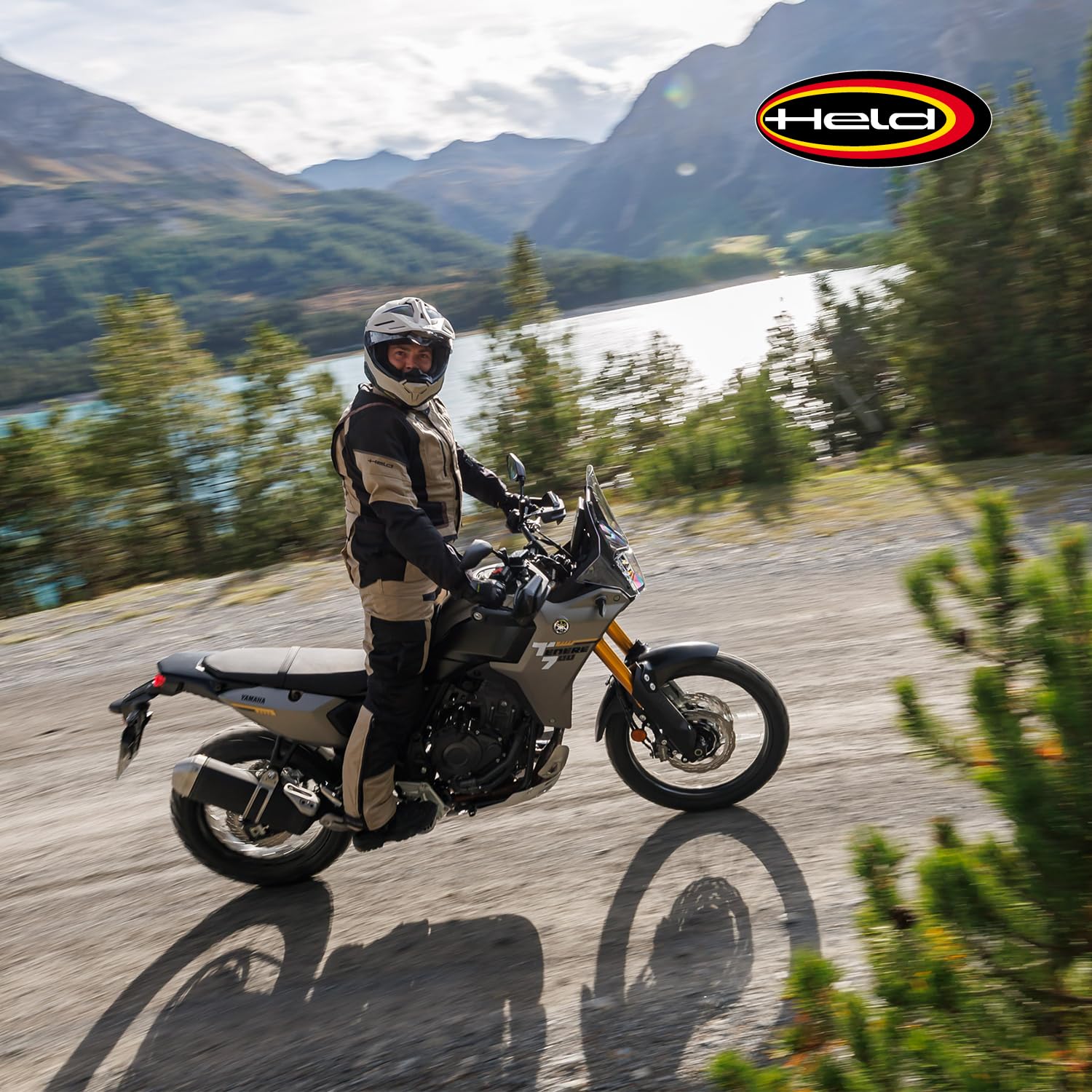 Held Hakuna Matata 3 Top Adventure Touring Motorrad Jacke Herren Wasserdicht - Textil Motorradjacke mit Protektoren D3o T5 Level 2 - CE Schutzkleidung Klasse AA