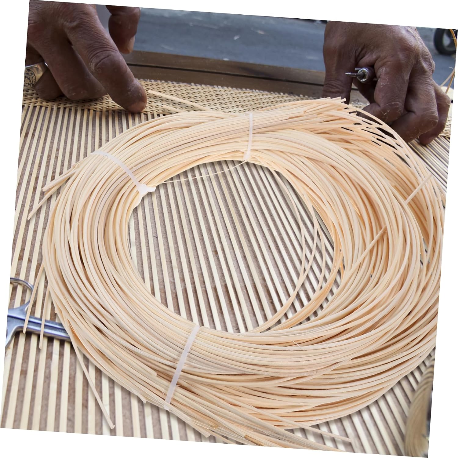 1 Roll Rattan Repair Material for Wicker Furniture Outdoor Use
