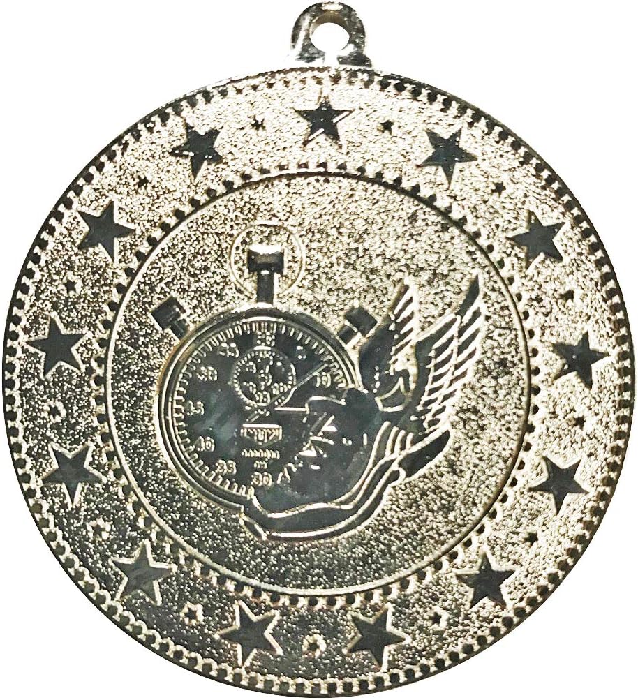 Express Medals Various 10 Pack Styles of Track Award Medals with Neck Ribbons Trophy Award Prize Gift