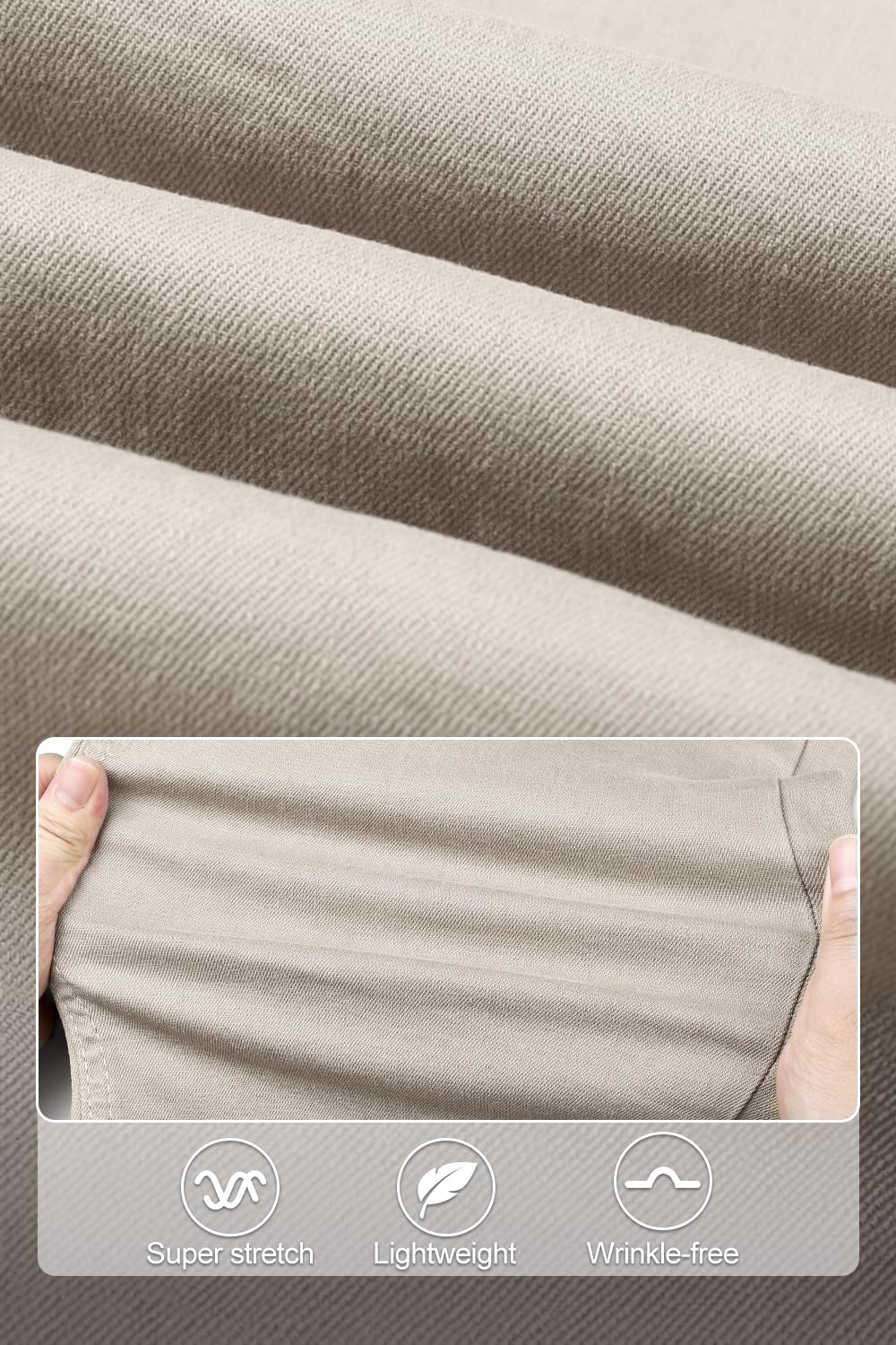 GINGTTO Hombre Pantalón Vaqueros Skinny Fit Super Elasticos Denim Jeans Slim Stretch Pantalones