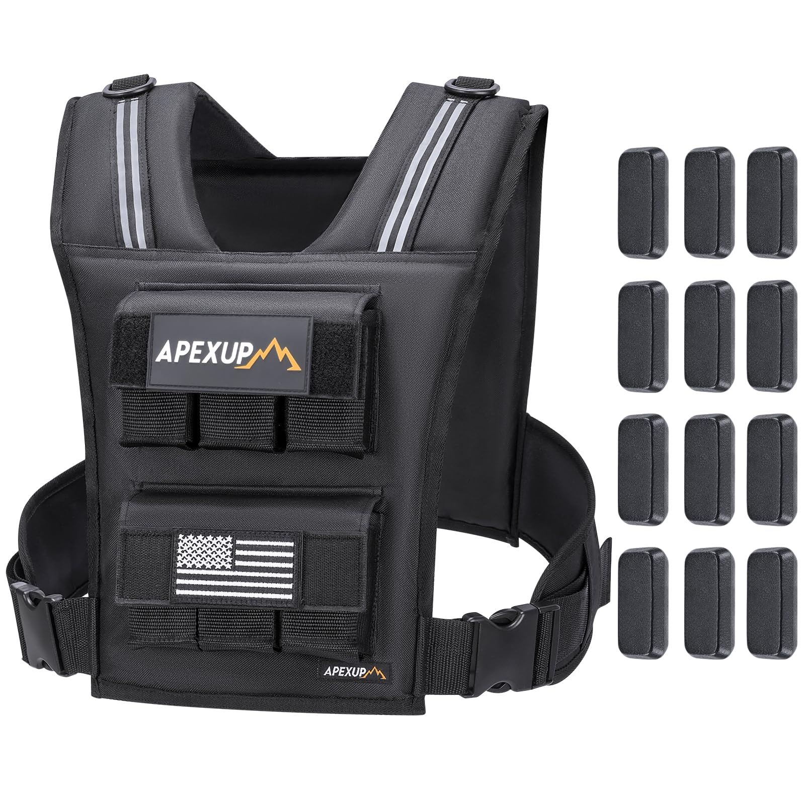 APEXUP Adjustable Weighted Vest