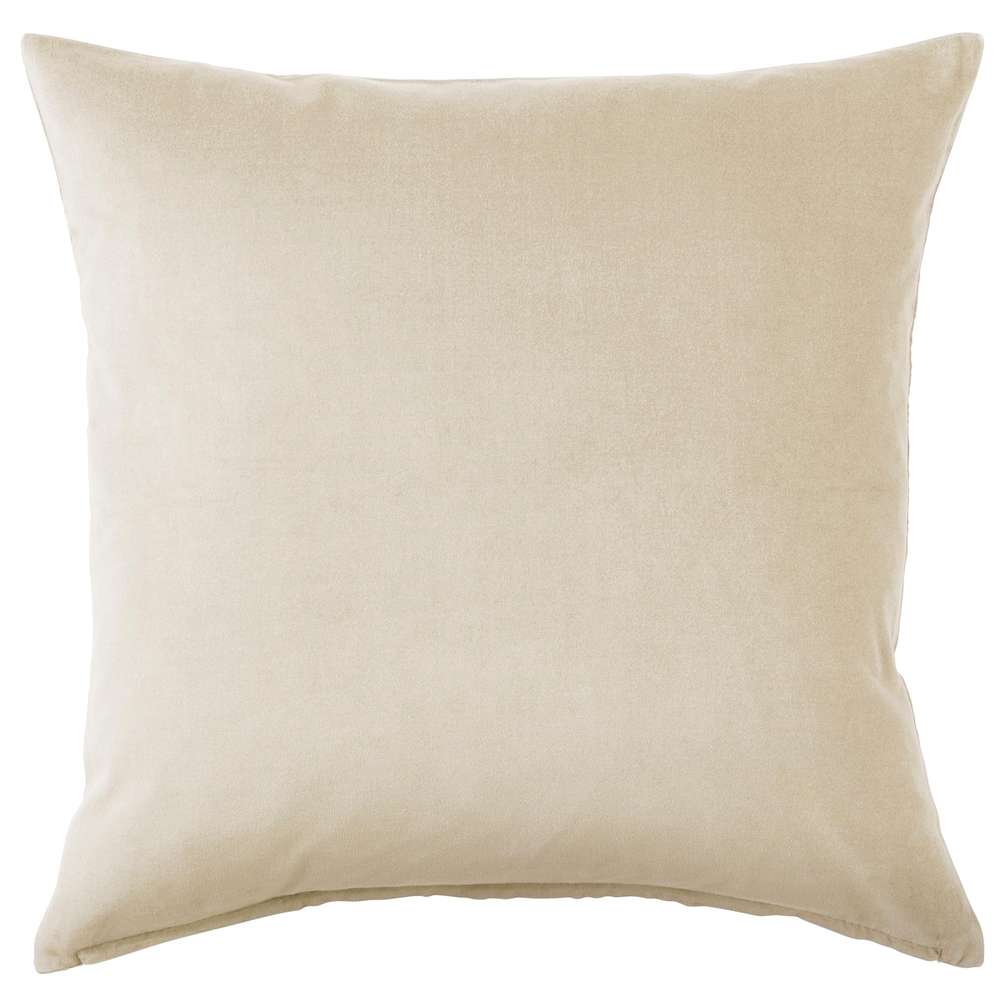 Housse de coussin beige clair 65x65 cm SANELA pour décorer le salon