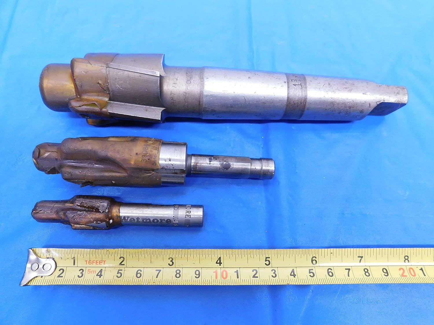 3PC Set of 3/8, 1", 1 3/4 HSS COUNTERBORES 1/2" & MT4 Shanks .375 1.0 1.75 .5 - MS4696LVR