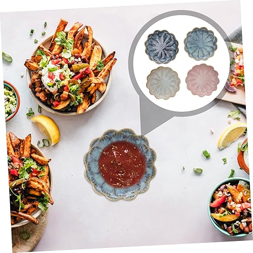 Miniatura 5 de 4pcs Sushi Dipping Bowl food sauce dish appetizer Storage Dish soy sauce bowl serving platter side dish bowls ceramic dipping dish ketchup cups