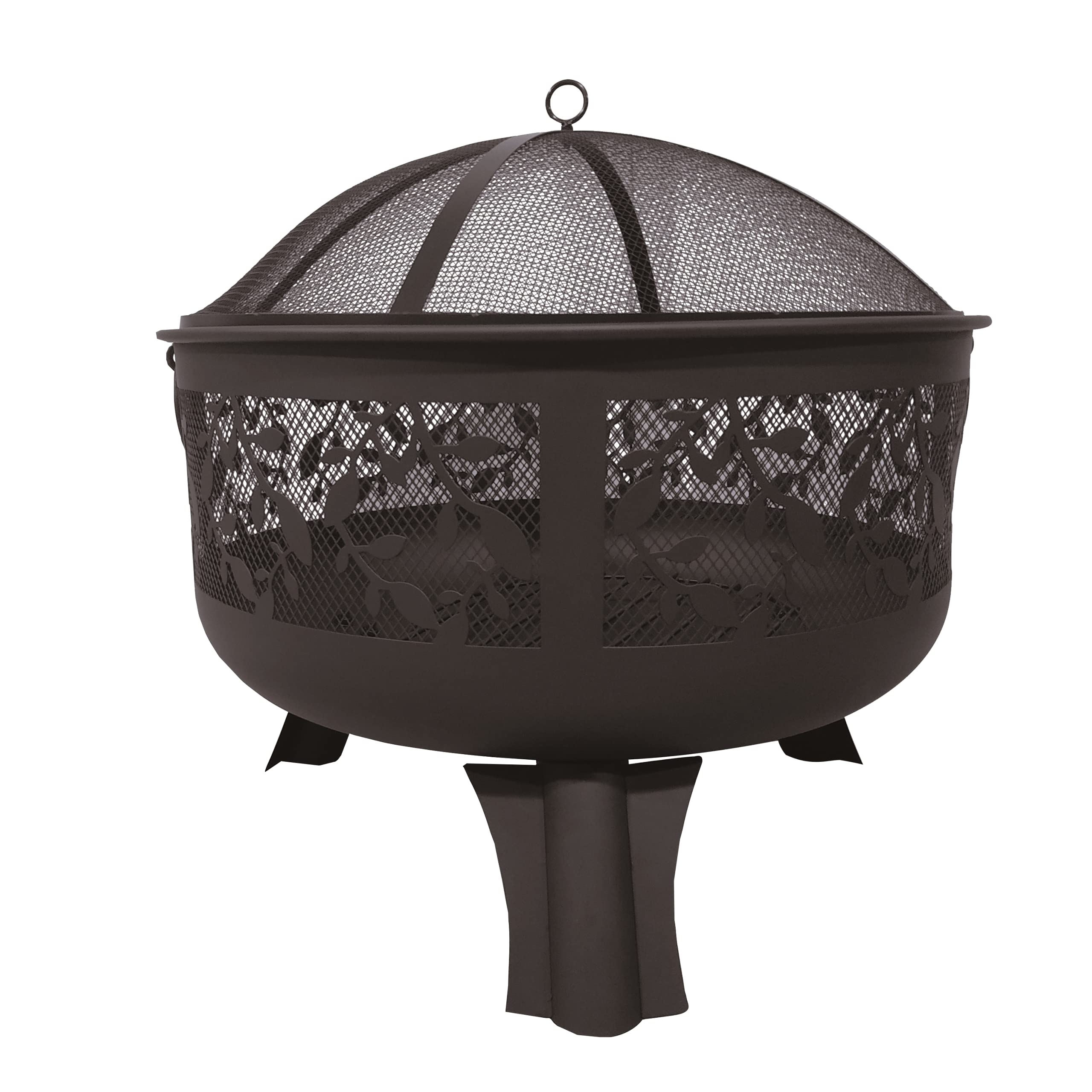 Buy Gardenesque Fire Pit BBQ Fire Fire Pit Grill Gate Steel Fire