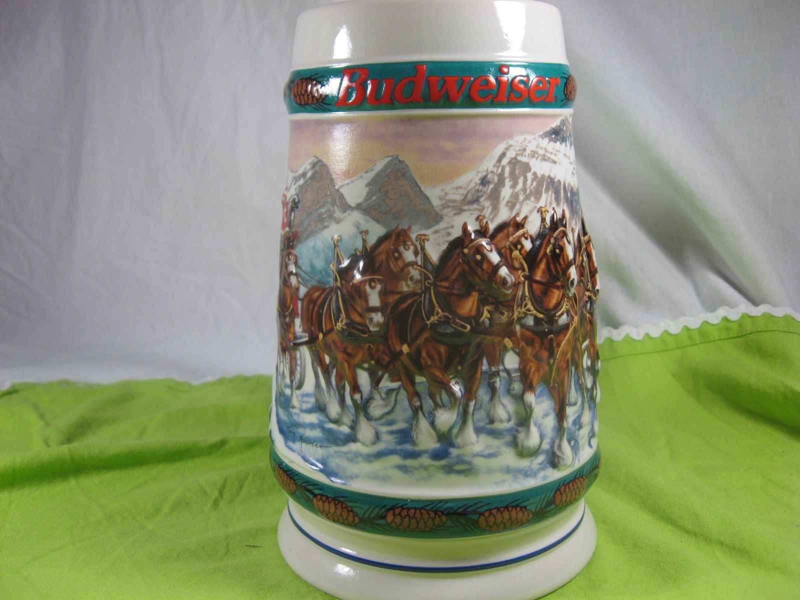 Budweiser 1993 Special Delivery Holiday Stein