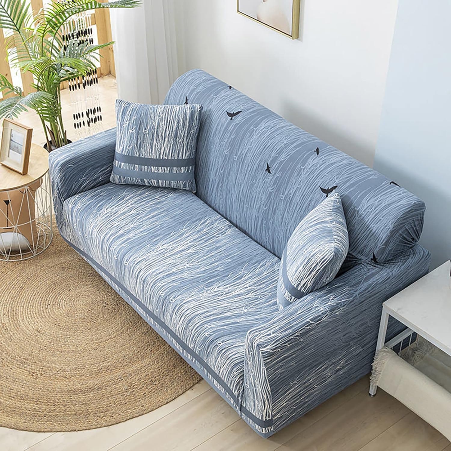 fmopq Printed Stretch Couch Cover Sofa Slipcovers Stretch