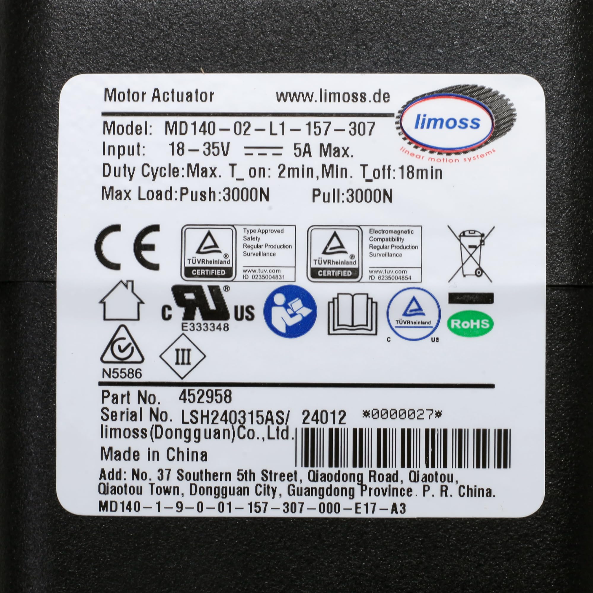 Amazon.com: Fruhdi Power Recliner Lift Chairs Limoss 452958 Motor