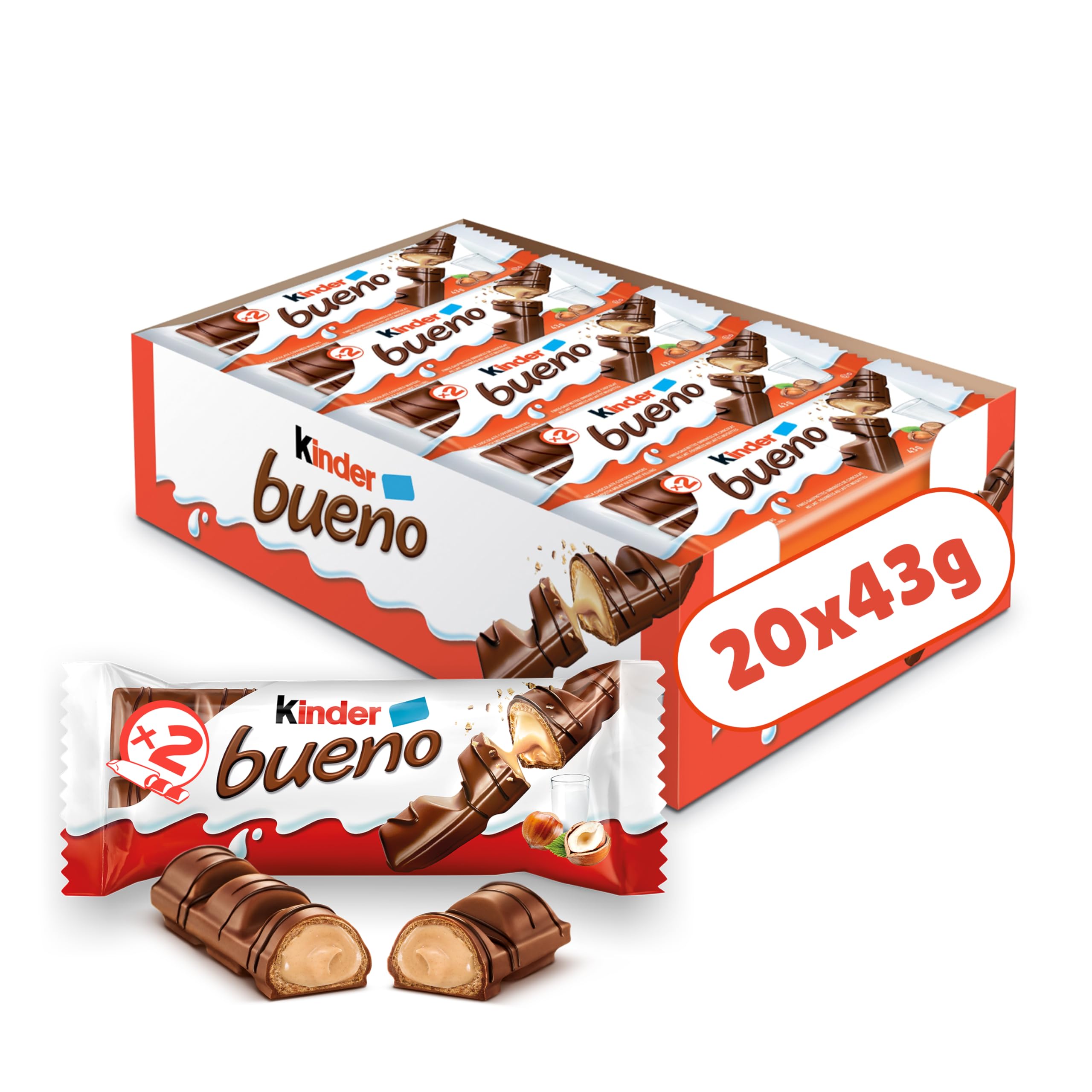 Kinder Bueno 20pk (43g per pack)