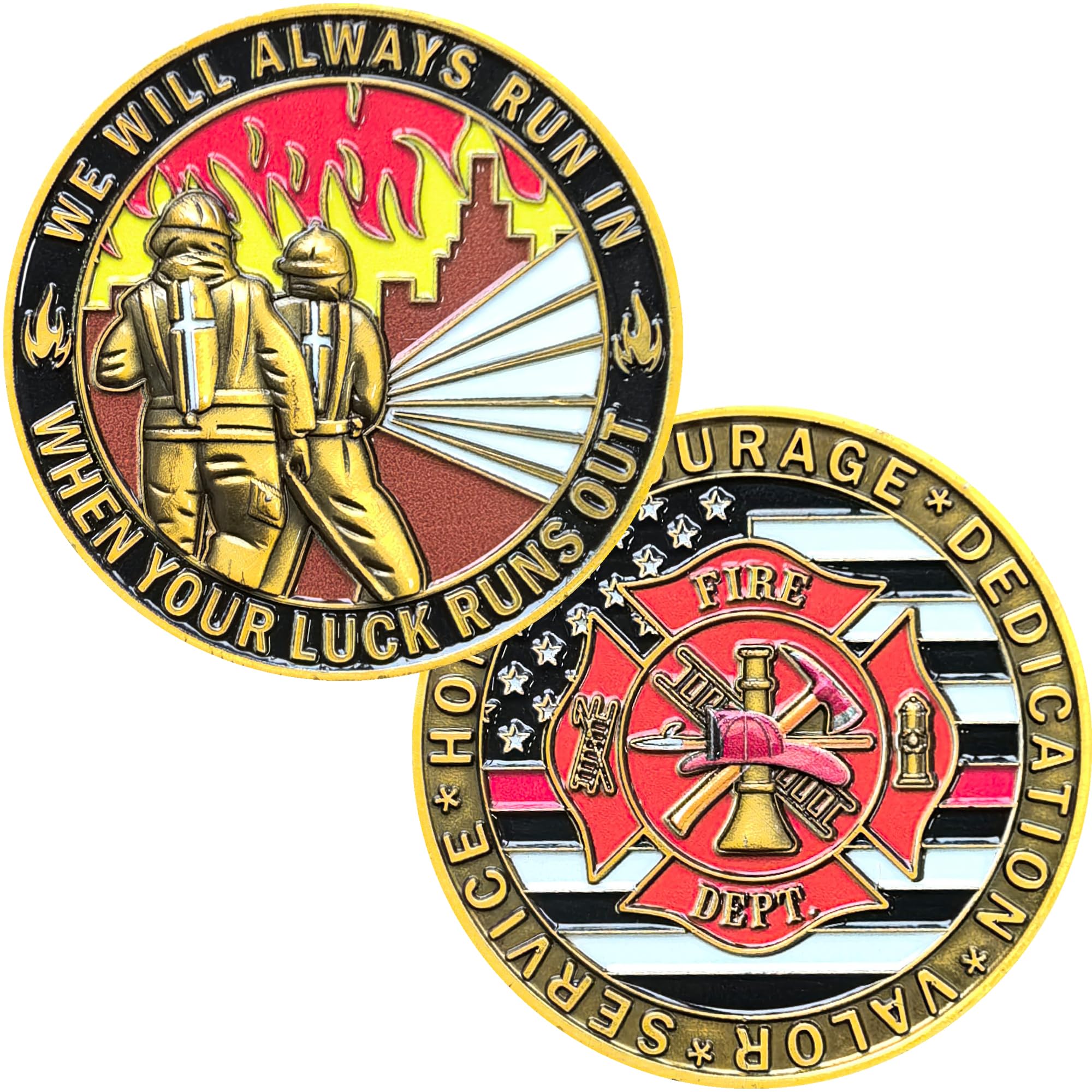 Fire Rescue Challenge Coins