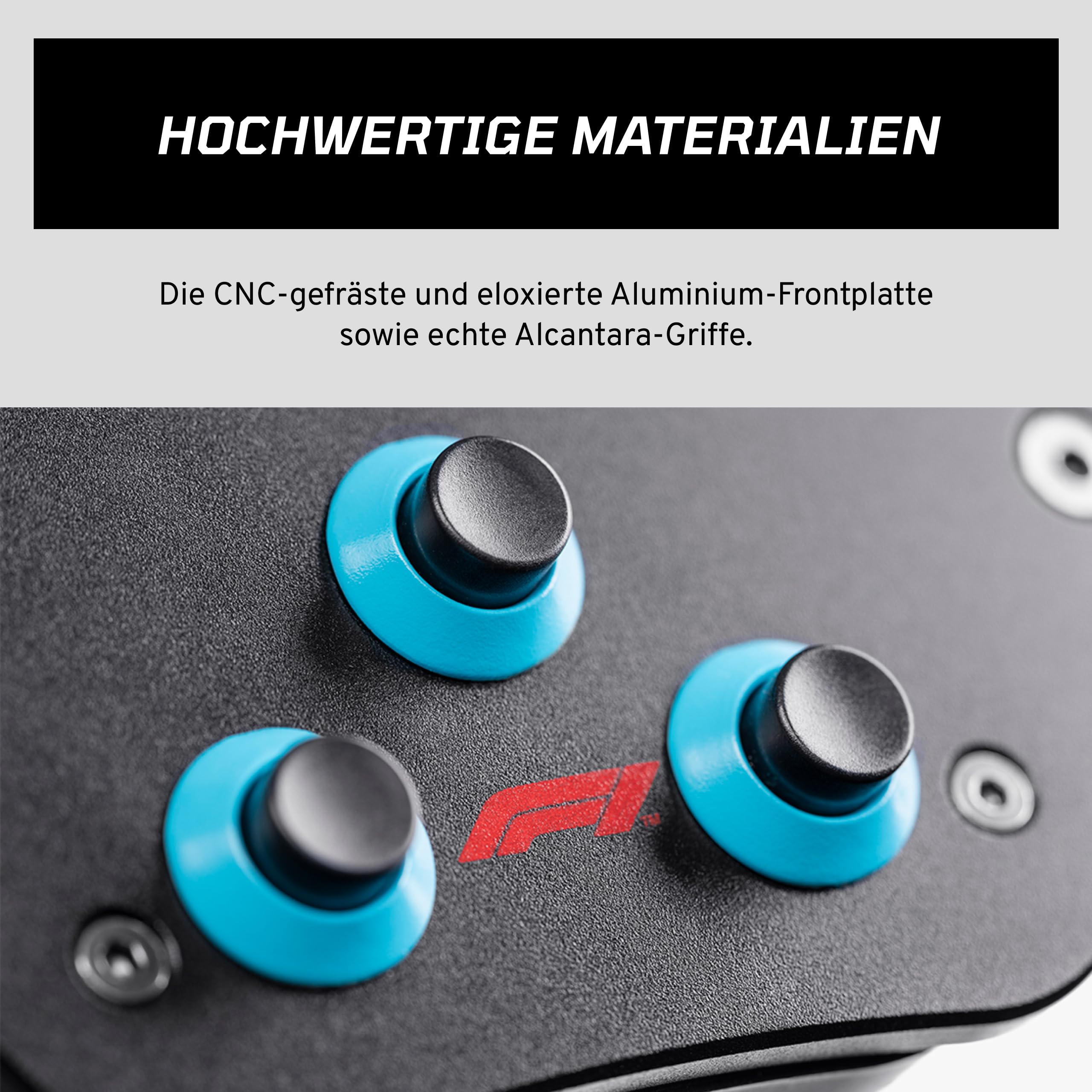 Fanatec ClubSport Lenkrad F1 Esports V2 PC Alcantara LED-Display Magnetische Schaltwippen Vibrationsmotoren