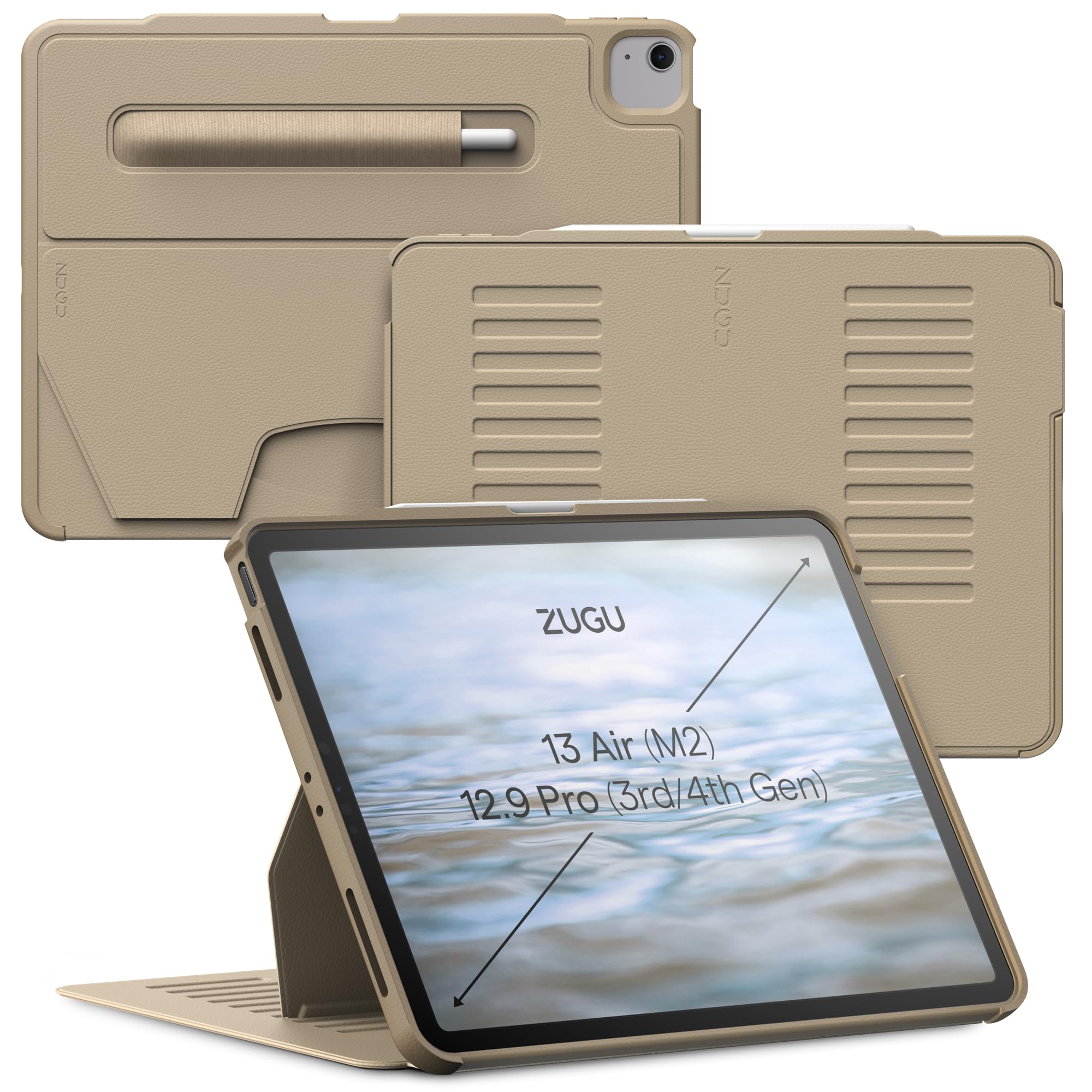 iPad - iPadAir第4世代  zuguカバー  ワイヤレス充電ペンシル Amazon.com: Zugu Case for iPad Air 13 Inch M3 2025 & M2 2024