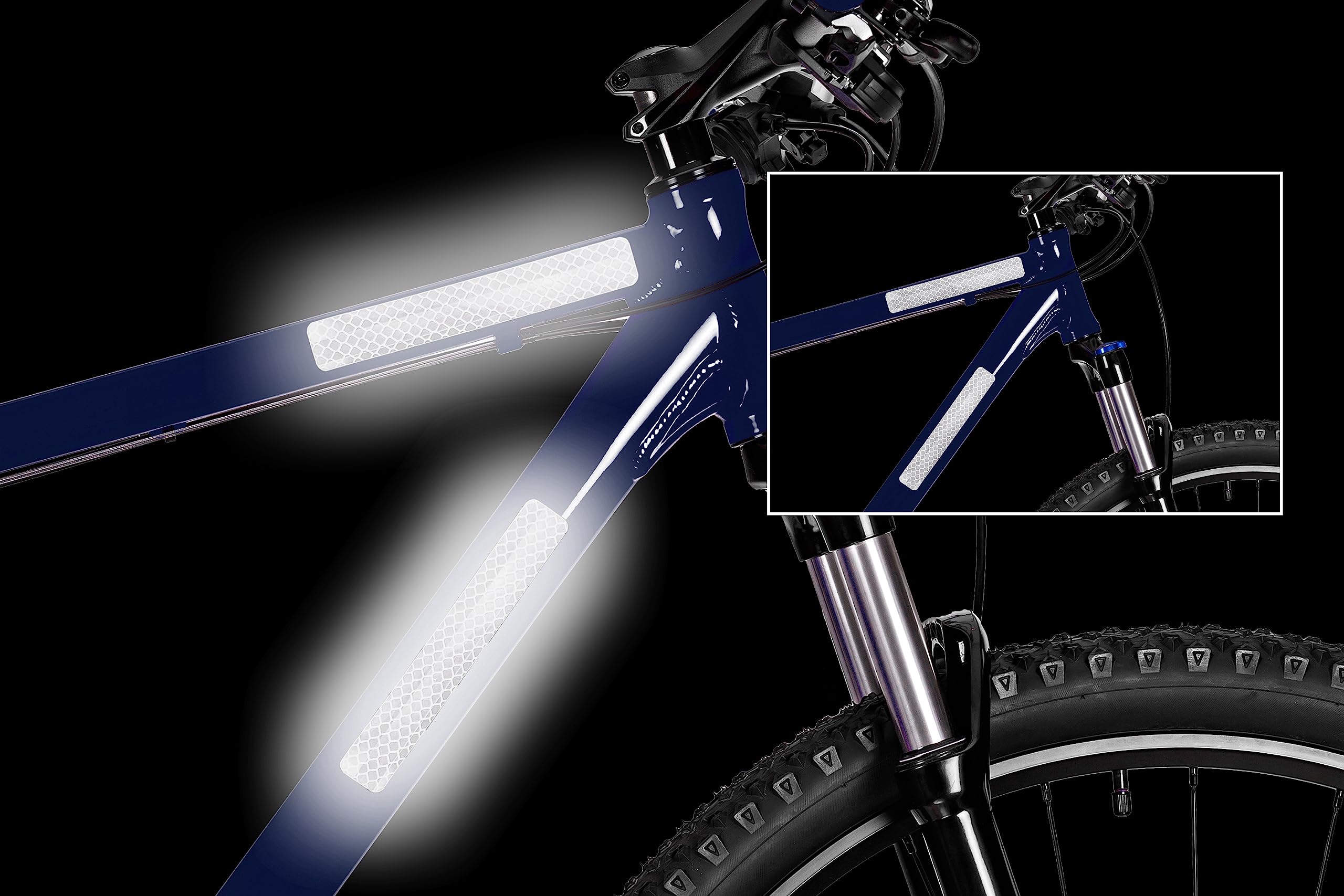 Adesivi Riflettenti Neri 21 - Sticker Riflettori Per Sicurezza Su - Foto 7