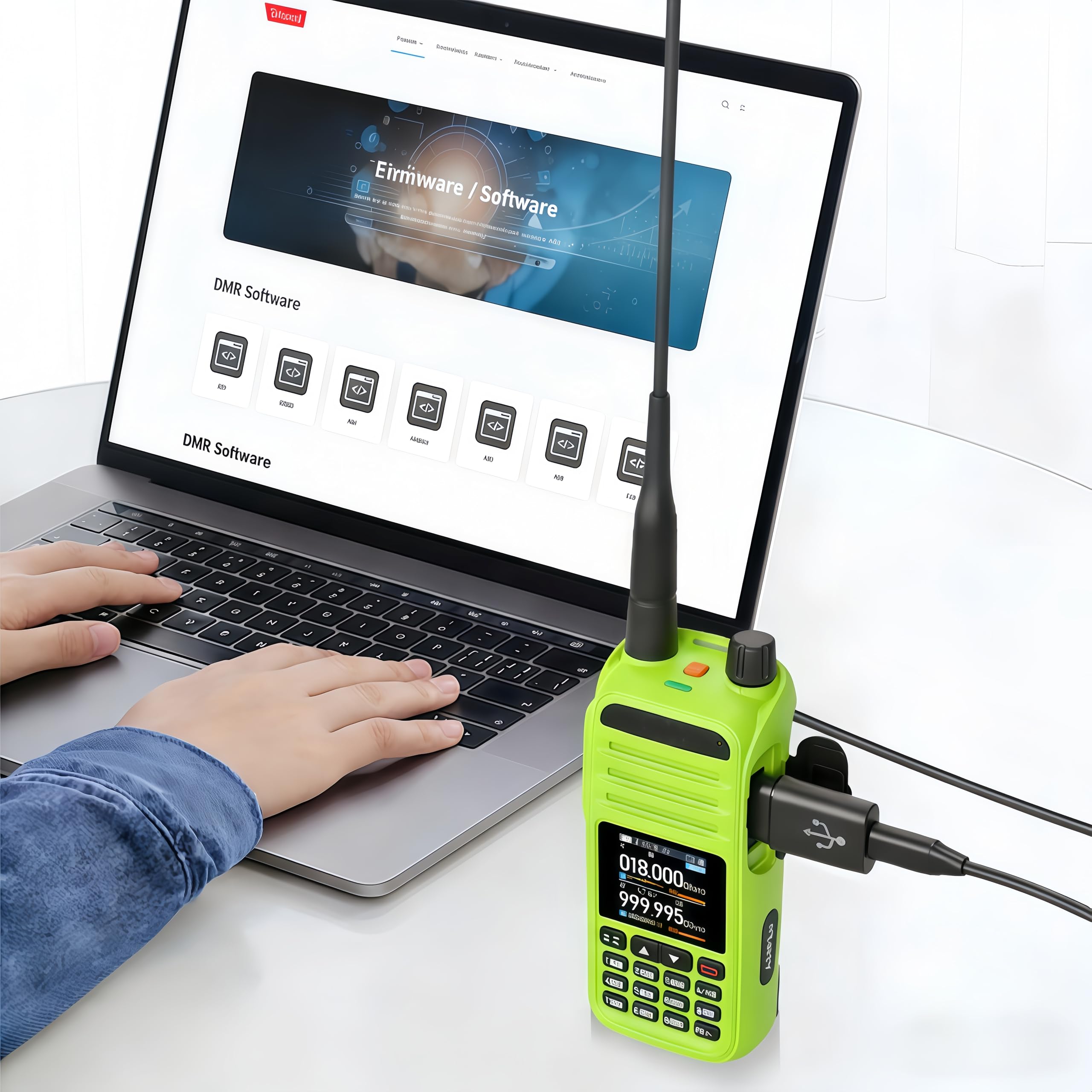 TPC11 USB C to K Frequency Programming Adapter Contector, for Baofeng (UV-5R, UV-888S, AR-5RM, UV-5RM, UV-32, UV-5Rmini), Quansheng(UV-K5, UV-K5(8), UV-K6, TK-11 Series) Programming Cable - 3