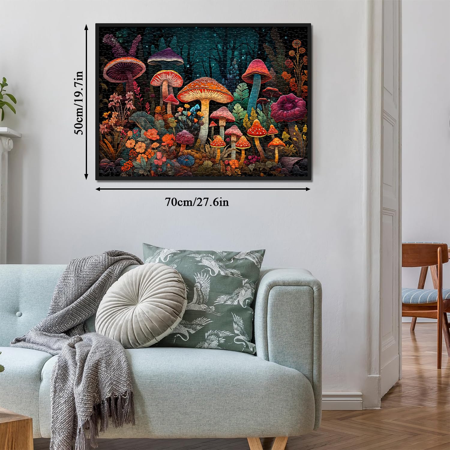 Magic Tree House Forest 1000-Piece Jigsaw Puzzle – Nature Fantasy Art With Animals & Mushrooms, For Adults