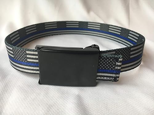 Thin blue line belt buckle Clearance
