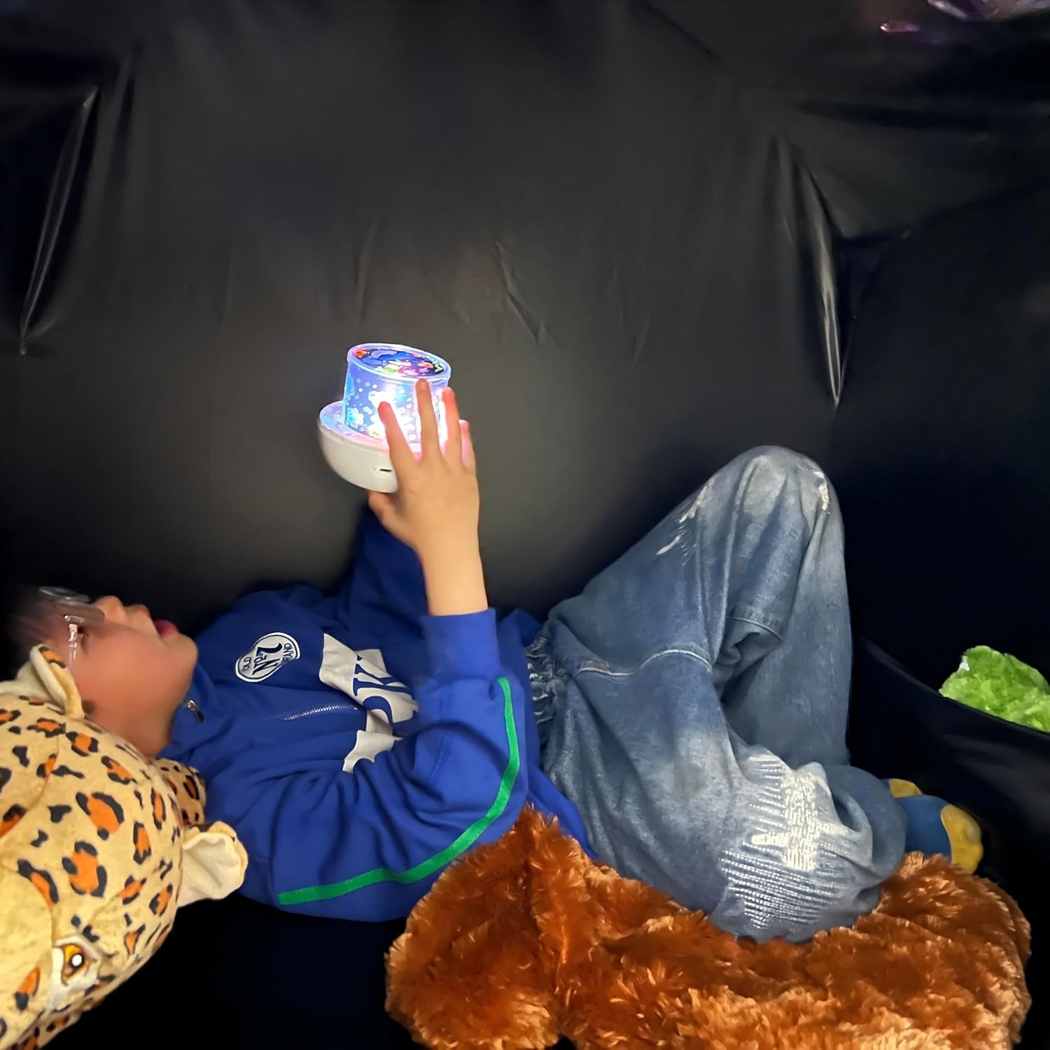 Sensory Tent for Kids with Autism - CPC Certification Sensory Calm Corner Helps ADHD, SPD Children Relax, Reduce Anxiety - Portable Pop-up Blackout Hideout Play Tent Toys Add Windows