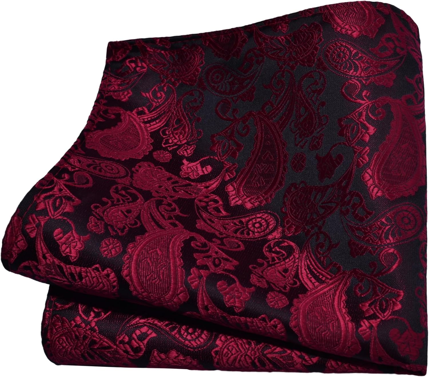 GUSLESON 3.15"（8cm） Mens Paisley Tie and Lapel Pin Necktie Hankerchief Cufflinks Set for Men - Image 3