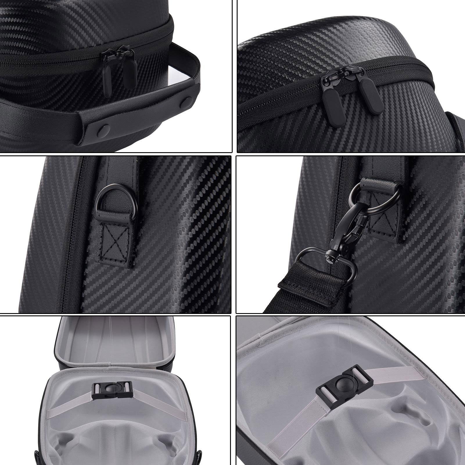 Estuche Rígido de Transporte para PS5 VR2, Funda de Viaje Portátil, Bolsa de Almacenamiento, Todo en, Estuche Rígido para Juegos VR para PS5 VR2, Se Adapta a Accesorios de (Patrón de Estera de