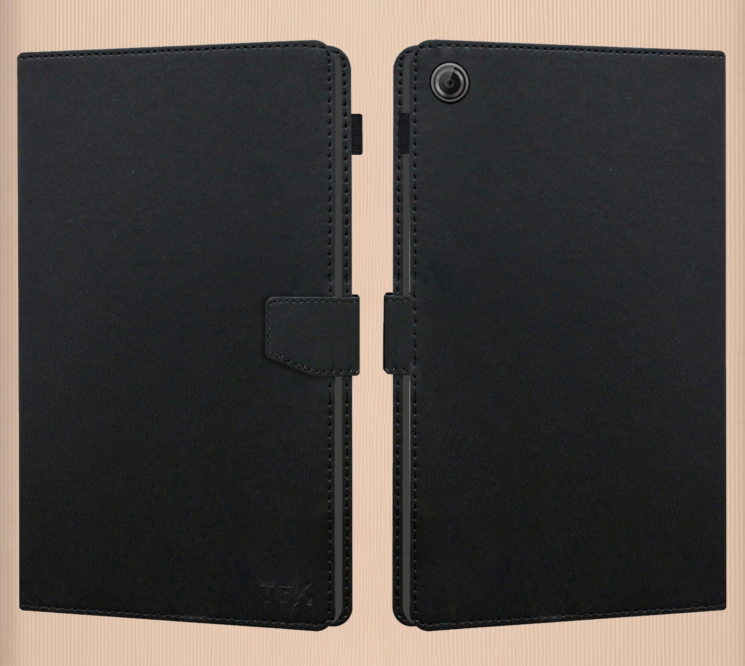 TGK Flip Cover for Lenovo Tab One/Tab K9 TB-305FU TB-305XU 8.7 inch 2025 Executive Leather Case with Built-in Pencil Holder (Black) — Amazon image 6