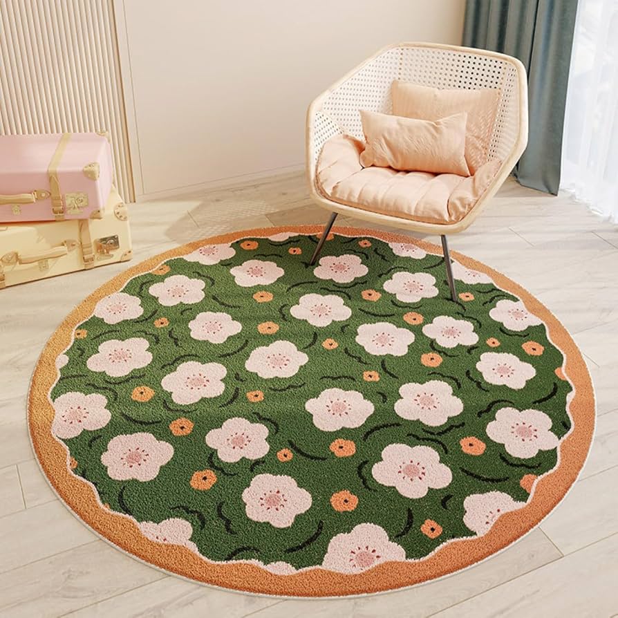 ジュートラグ 円形 花形 ジュートラグ 円形 花形 ジュートラグ 円形