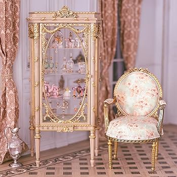 MAMIN♡ミニチュアキャビネット♡ドールハウス Amazon | 1:12 ドールハウス ミニチュア キャビネット 木製