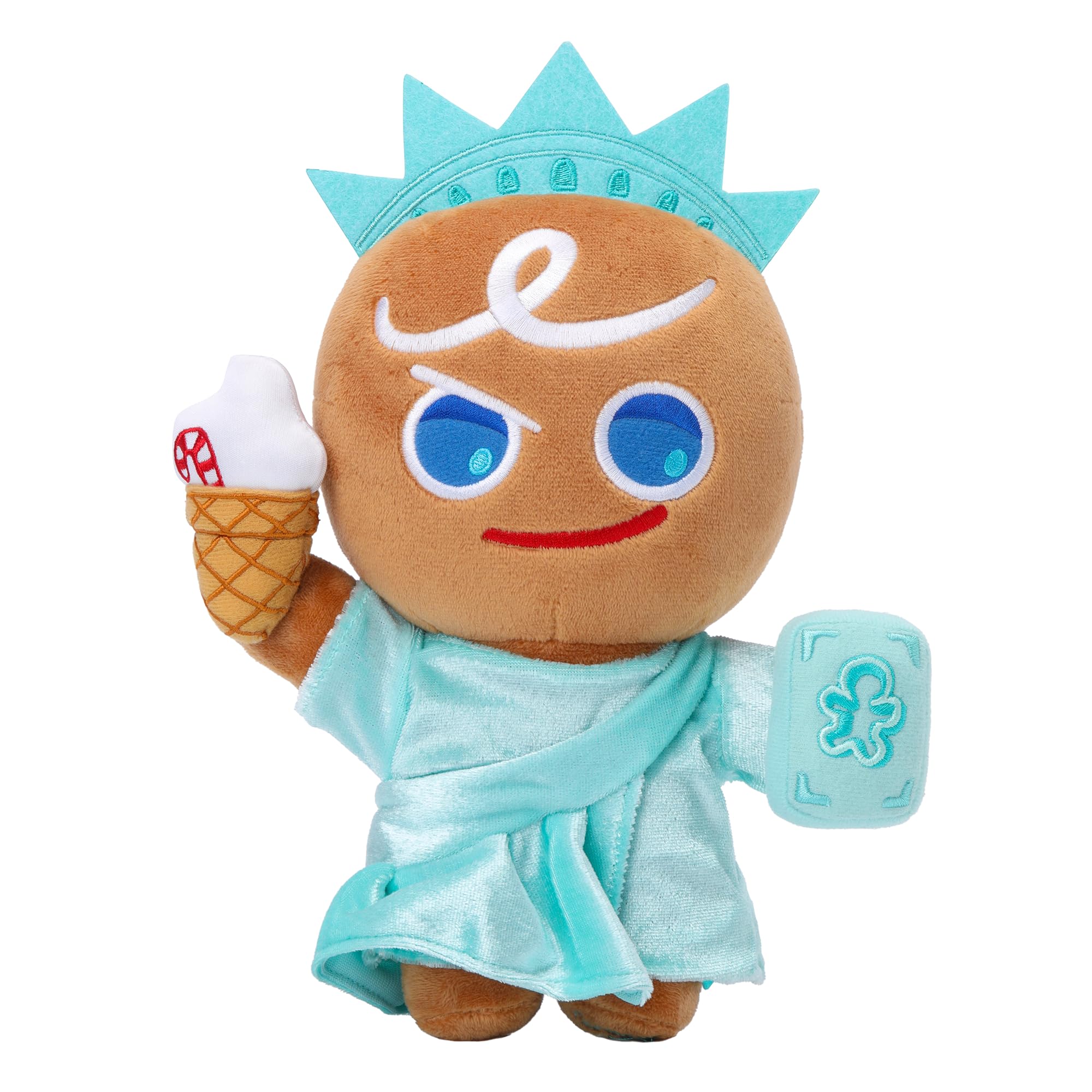Amazon.com: COOKIERUN GingerBrave x The Statue of Liberty Plushie