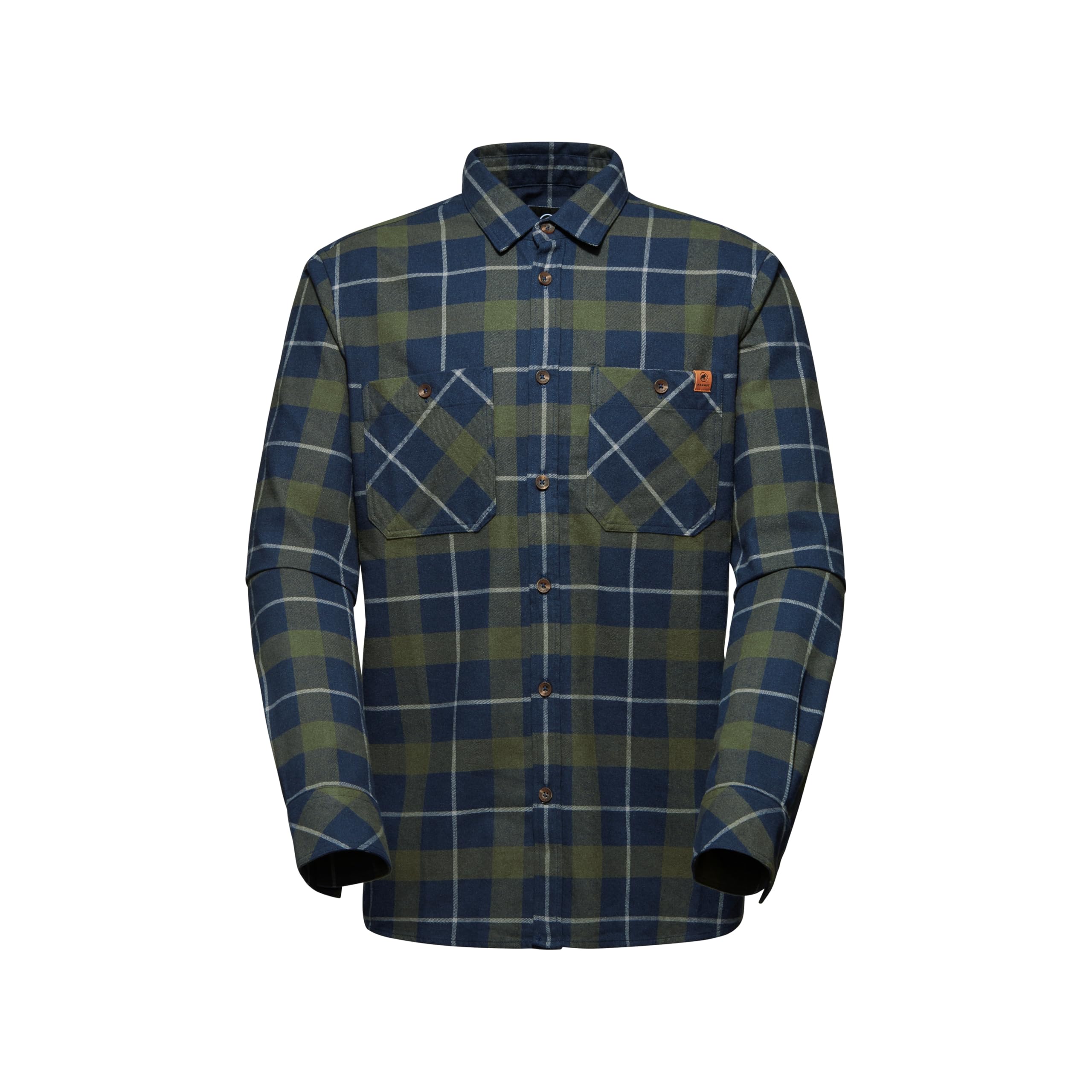 Mammut Alvra Longsleeve Shirt Men Marine-Dark Marsh L