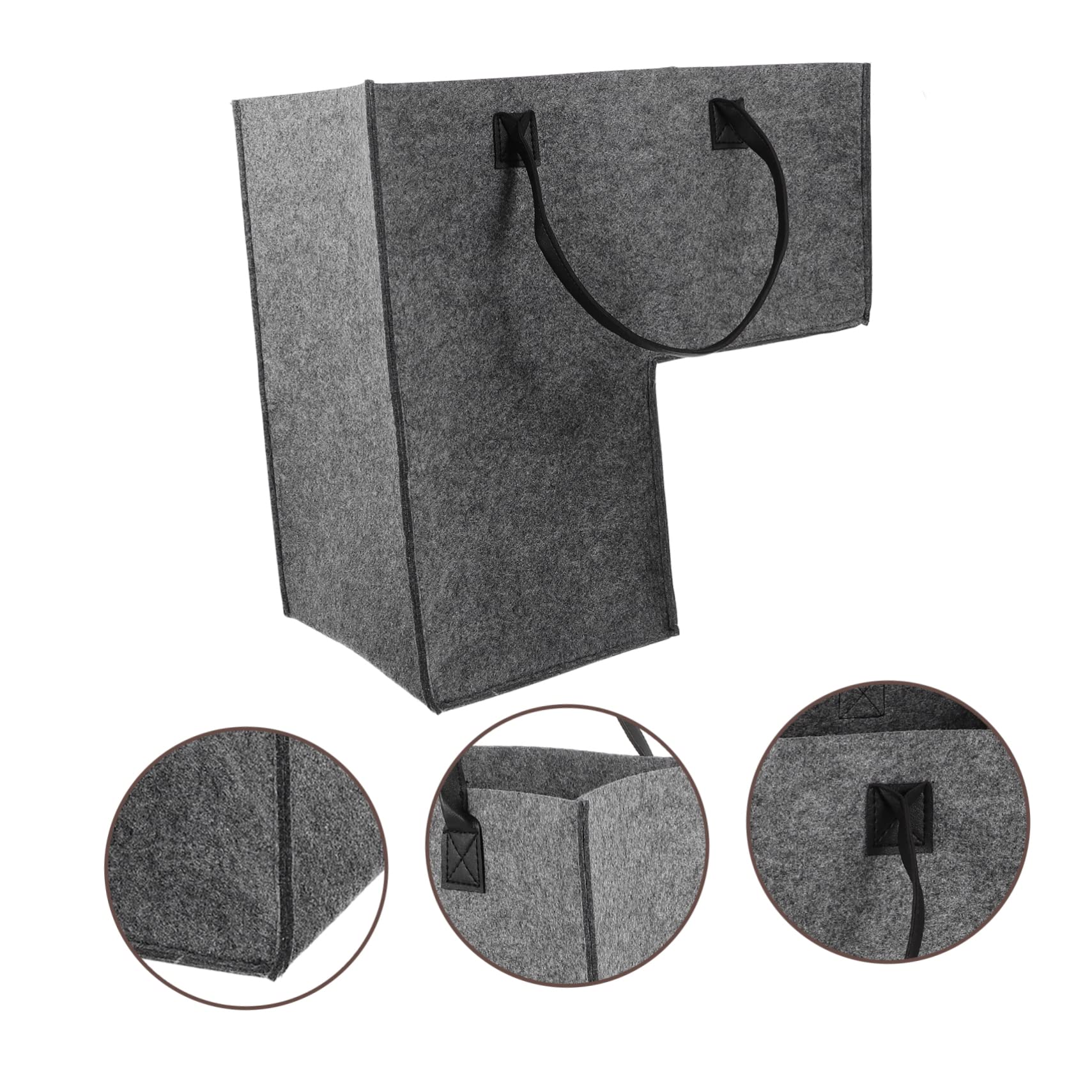 Cesto Portaoggetti Per Scale In Feltro - Organizer Per Biancheria E Giocattoli - Foto 4