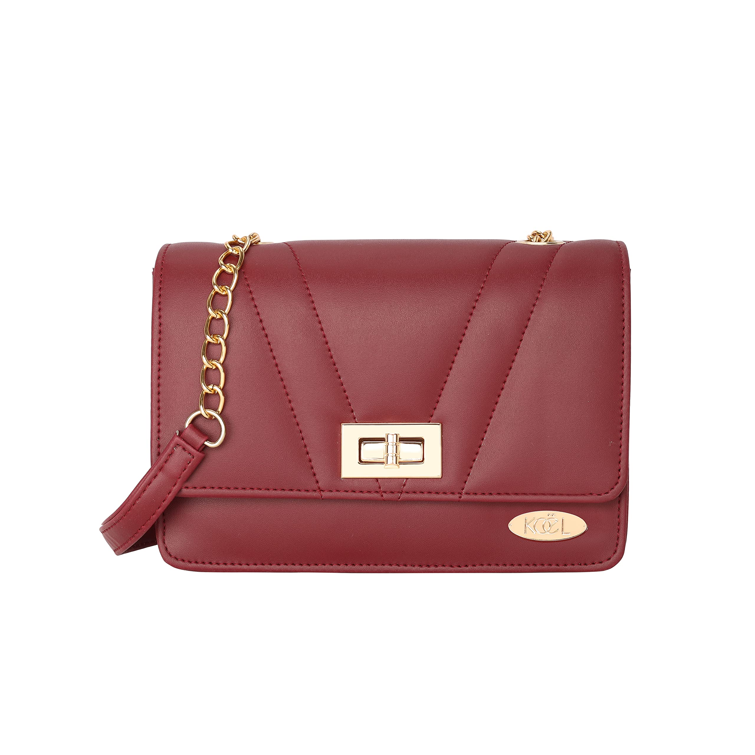 Koel By Lavie Womens Ella Sling Bag (Maroon) (B0B3XHR3WH) Amazon Price History, Amazon Price Tracker