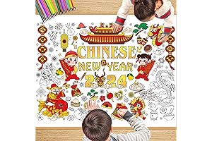 Lunar New Year Crafts for Kids: HOWAF Chinese New Year Coloring Poster...