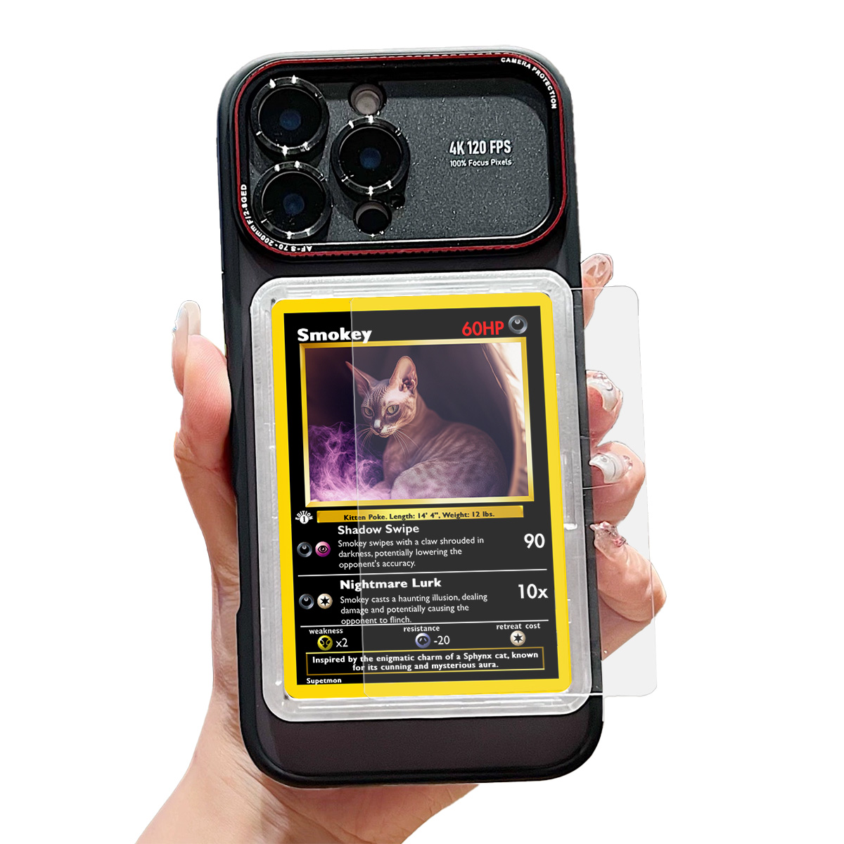 Amazon.com: DIY Card/Photo Display Phone Case for iPhone | TCG/Picture  Display Top Loaders & Sleeves