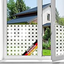 d-c-fix pellicola per finestra Caree 67,5 cm x 1,5 mpellicola statica oscurante con motivo moderno per superfici in vetro – aderente, opaca, decorativa