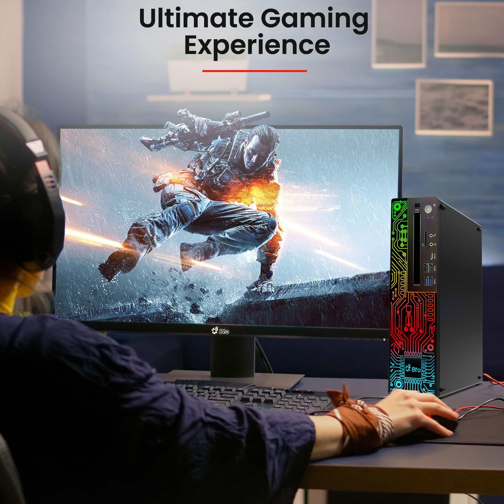 Amazon.com: BTO RGB Gaming Desktop PC – Intel i5 8th Gen Processor