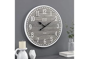 FirsTime & Co. Arlo Wall Clock: A Grand Statement for Rustic Décor