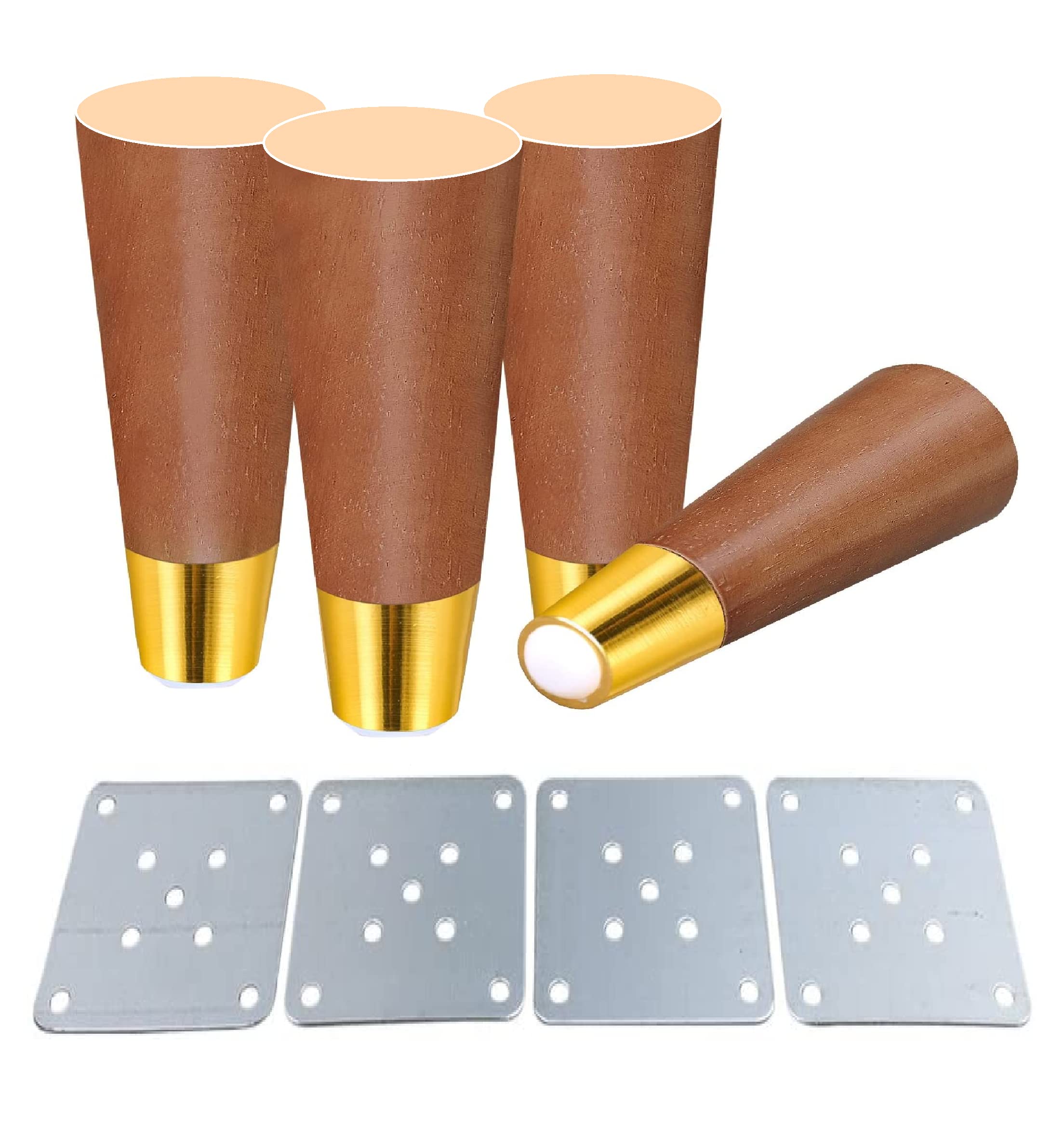 See full amazon price history chart for UNIQUELLA Pack of 4 with 16 Screw Sofa Hardware Couch Leg 4 Inch Wooden Sofa Furniture Leg with Golden Glossy Cap Brown Color Rosewood Floor Friendly UNIQUELLA Pack of 4 with 16 Screw Sofa Hardware Couch Leg 4 Inch Wooden Sofa Furniture Leg with Golden Glossy Cap Brown Color Rosewood Floor Friendly (B09Y25N26M) Amazon Price History, Amazon Price Tracker