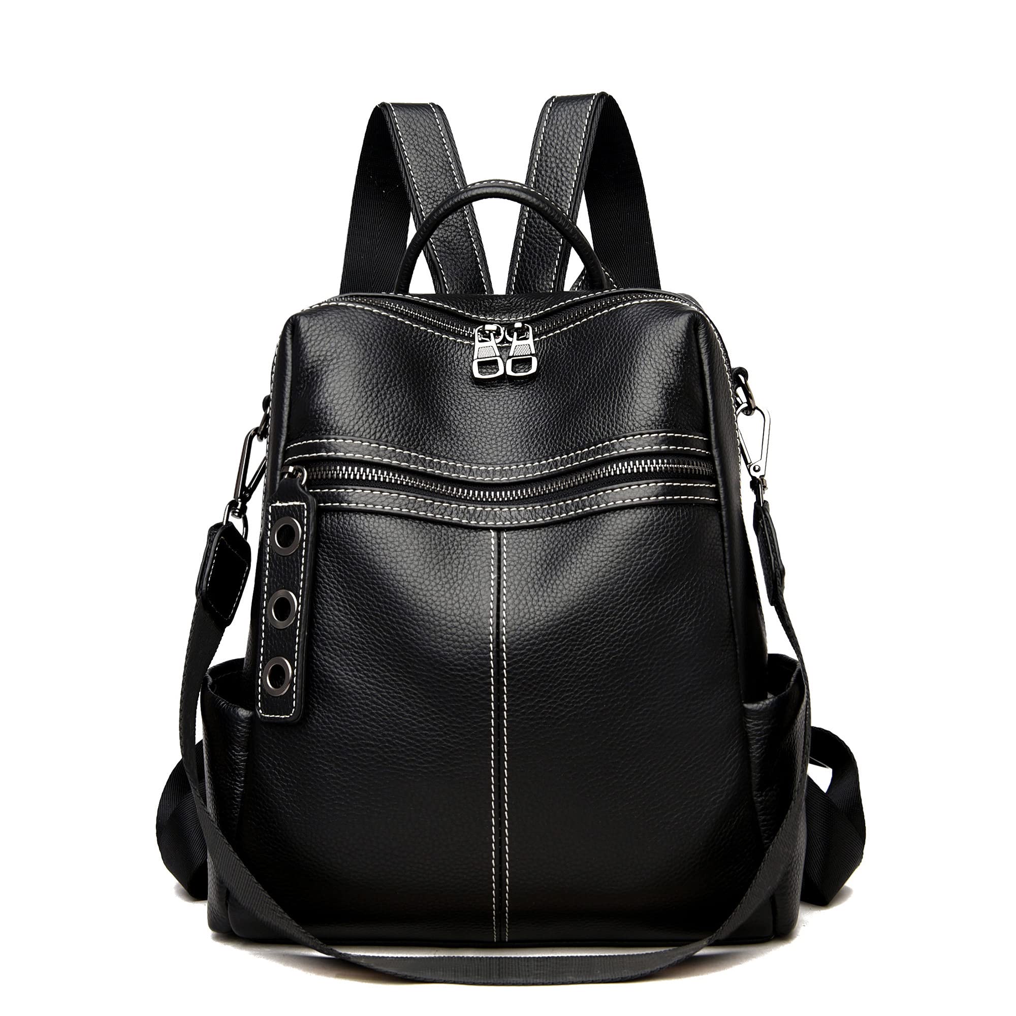 Maxoner Backpack Purse for Women Fashion Genuine Leather Convertible Shoulder Handbag Travel Bag Satchel Rucksack Ladies Bag | Fashion, Travel Bag,