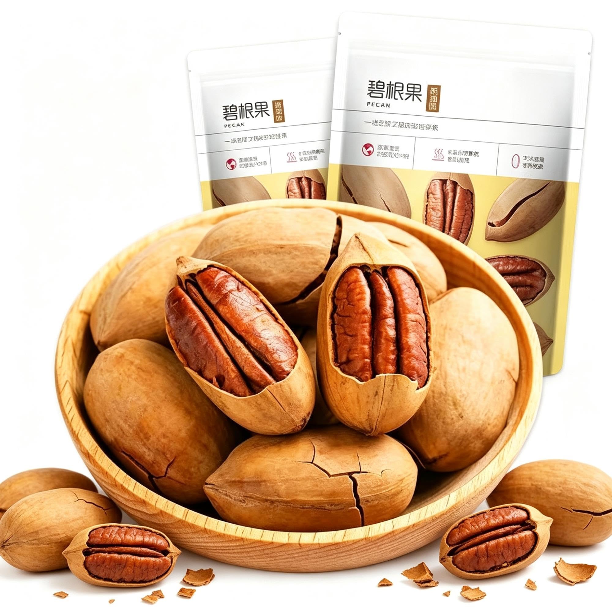 Noci pecan cremose 100 g x2 Snack con noci tostate