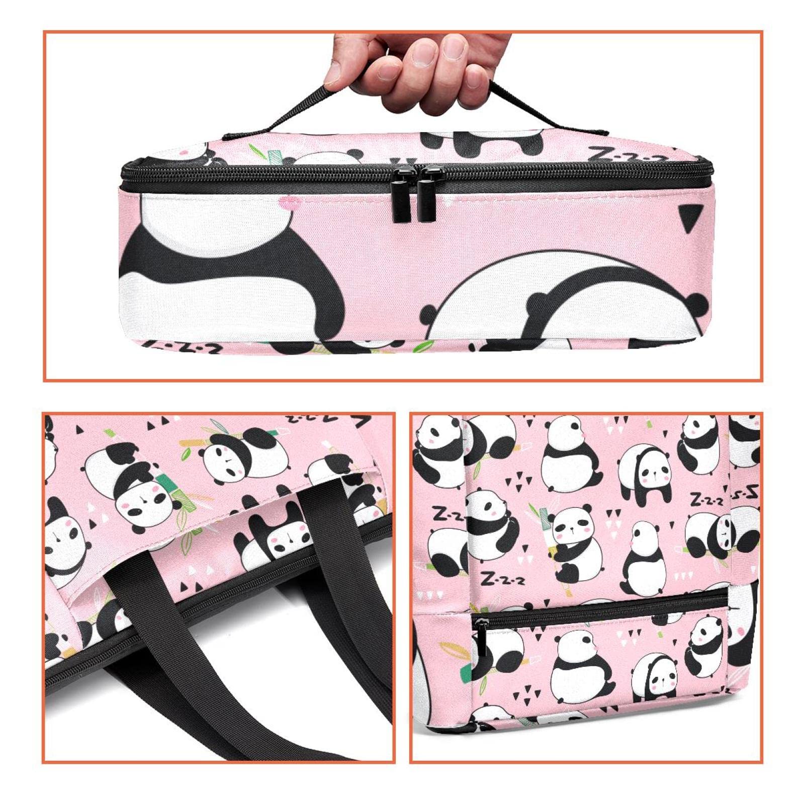 Tragetasche & Lunchbox Meeresschilder Muster Handtaschen + Isoliertaschen für Reisen, Arbeit, Schule, Picknick, Farbe6, One Size