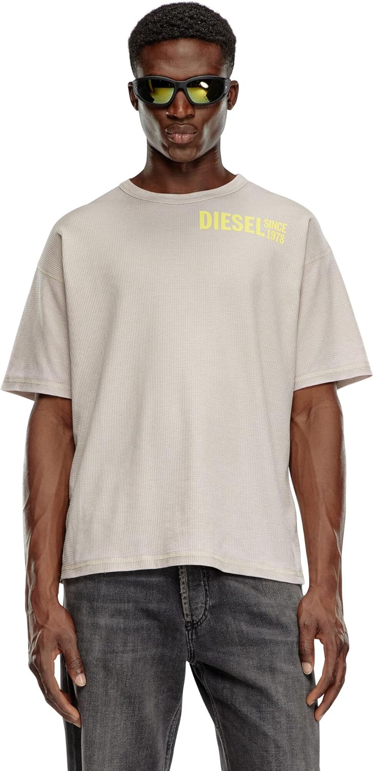 【あめ】本日中限定 DIESEL ハートプリント Tシャツ XS ベージュ すぐ届く】DIESEL『T-Ele Tシャツ』送料込 (DIESEL/Tシャツ