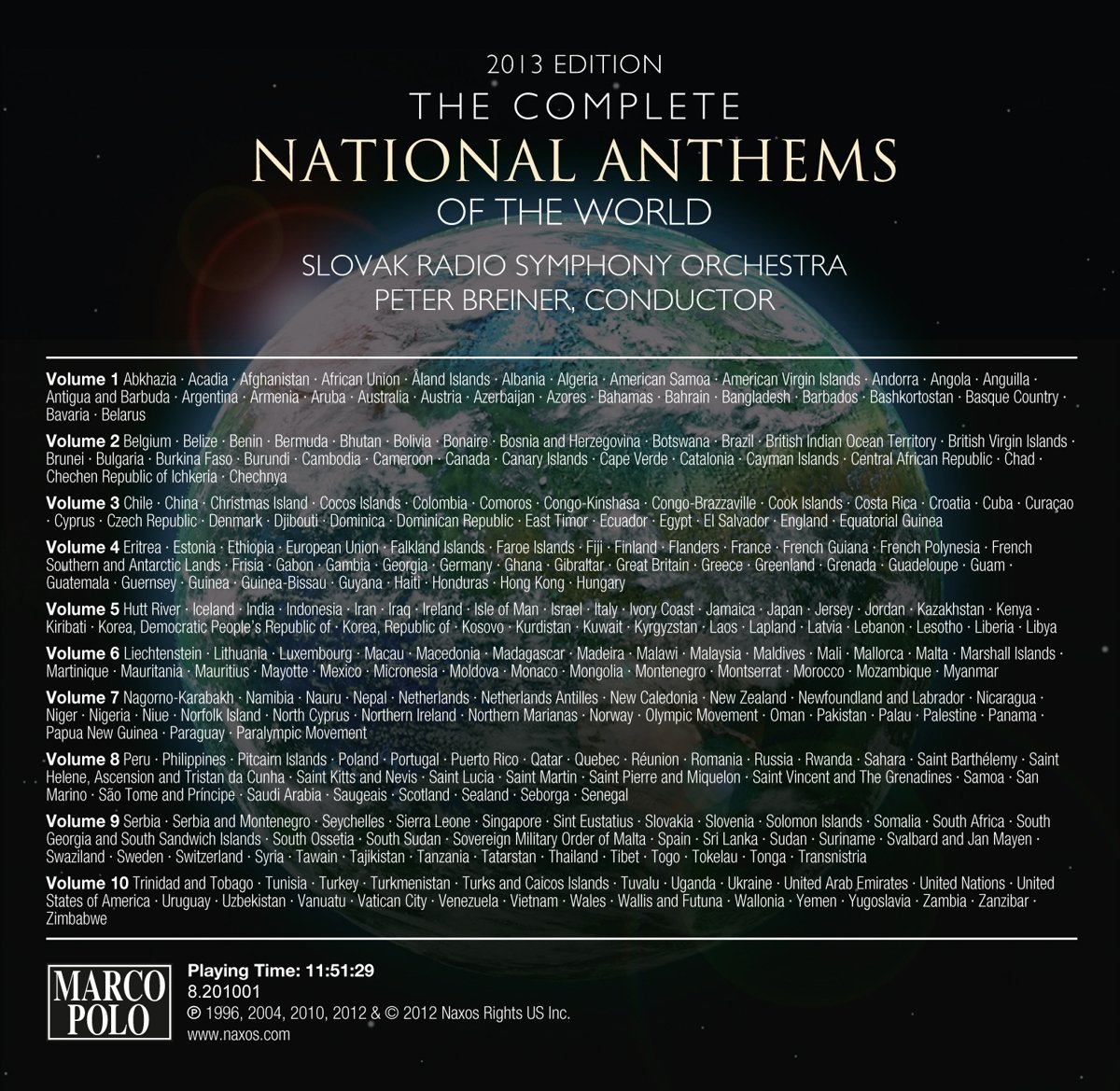 National Anthems Of The World 2013 Edition