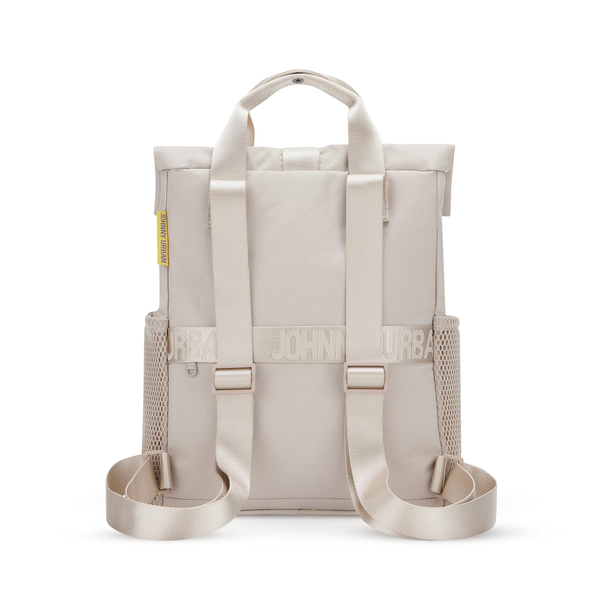 Johnny Urban Mochila Mujeres Pequeña Beis - Jules - Para Universidad, Trabajo & Ciudad - Con Compartimento para Portátil - Repelente al agua